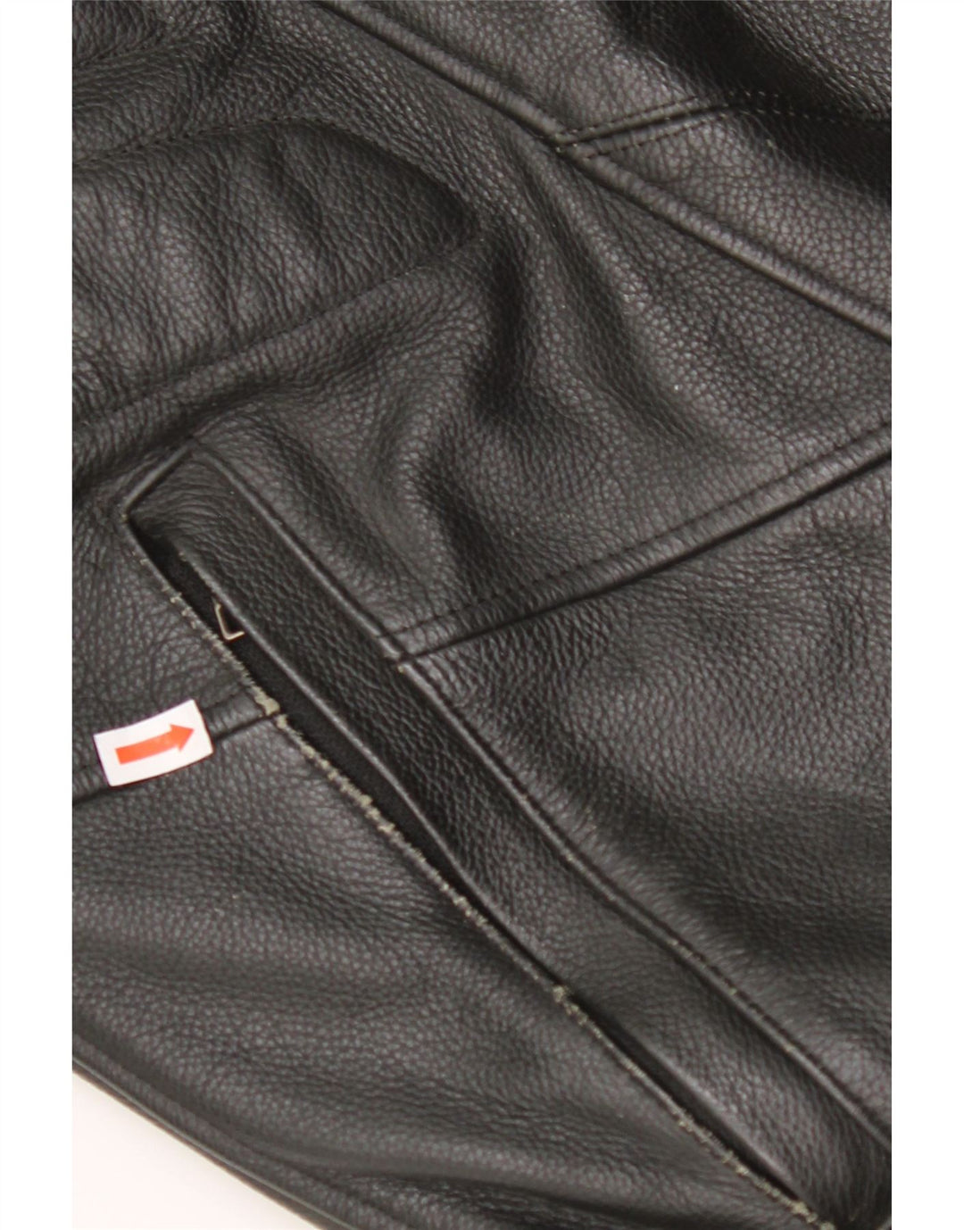 DAINESE Mens Graphic Leather Racer Jacket IT 50 Large Black Leather