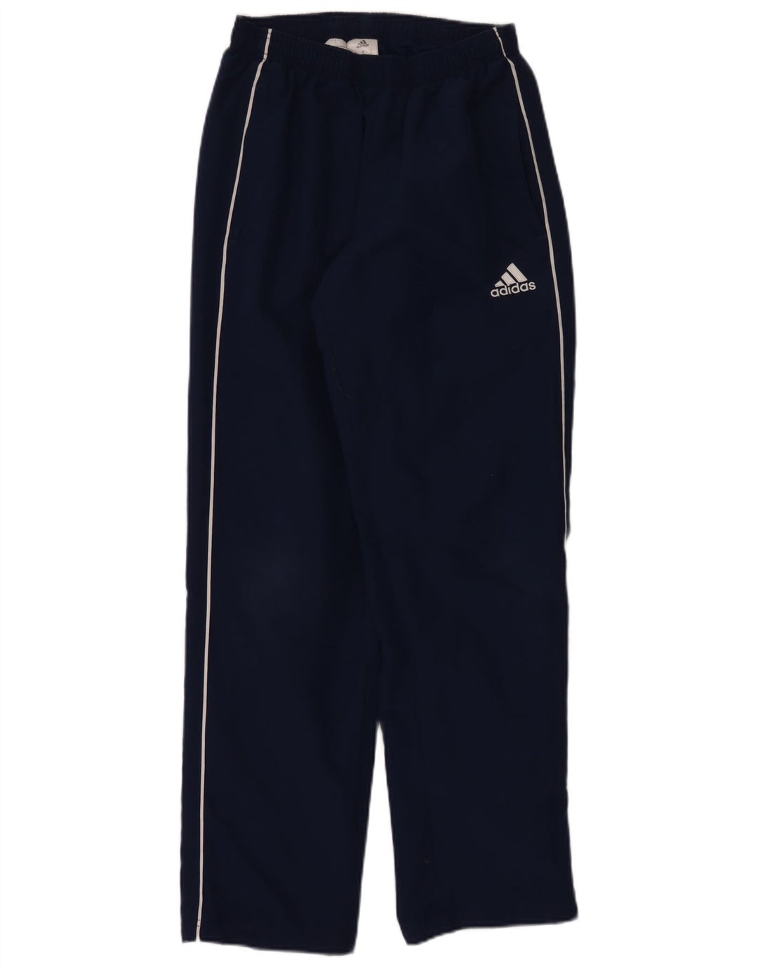 Adidas Mens Tracksuit Trousers Medium Navy Blue Polyester