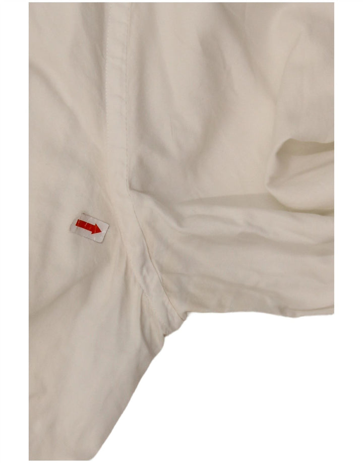 FRED PERRY Mens Slim Fit Shirt 2XL White Cotton