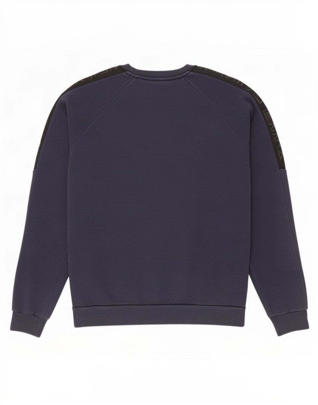 Emporio Armani Mens Graphic Sweatshirt Jumper Medium Navy Blue Colourblock