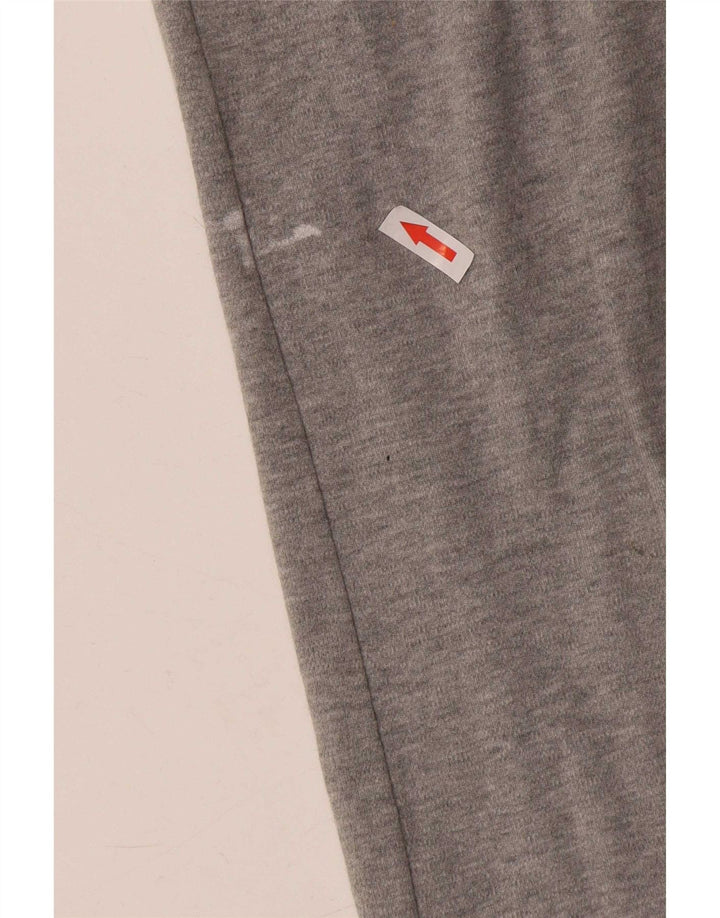 Kappa Womens Tracksuit Trousers UK 14 Large Grey Cotton