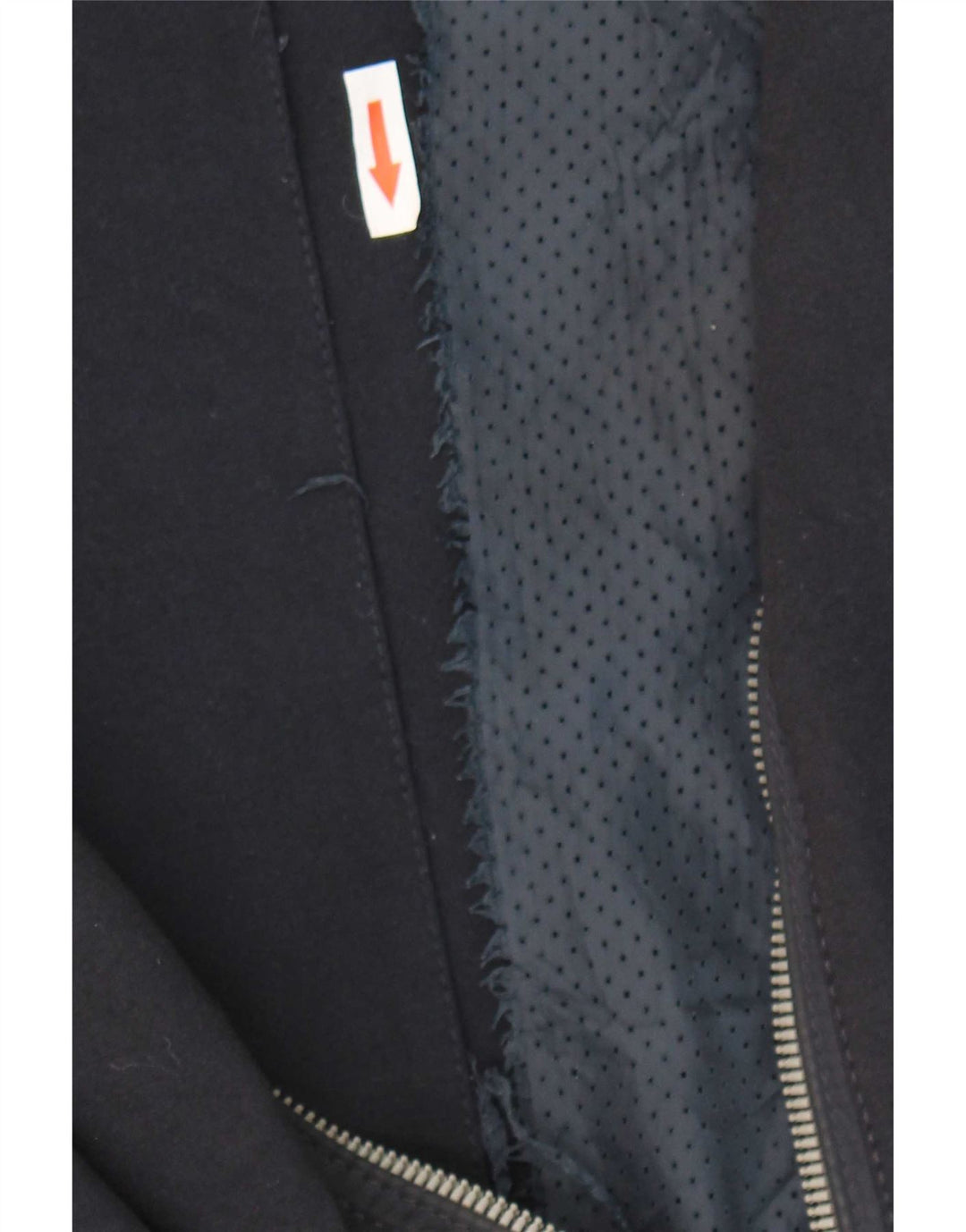 Zara Mens Bomber Jacket UK 40 Large Navy Blue Colourblock
