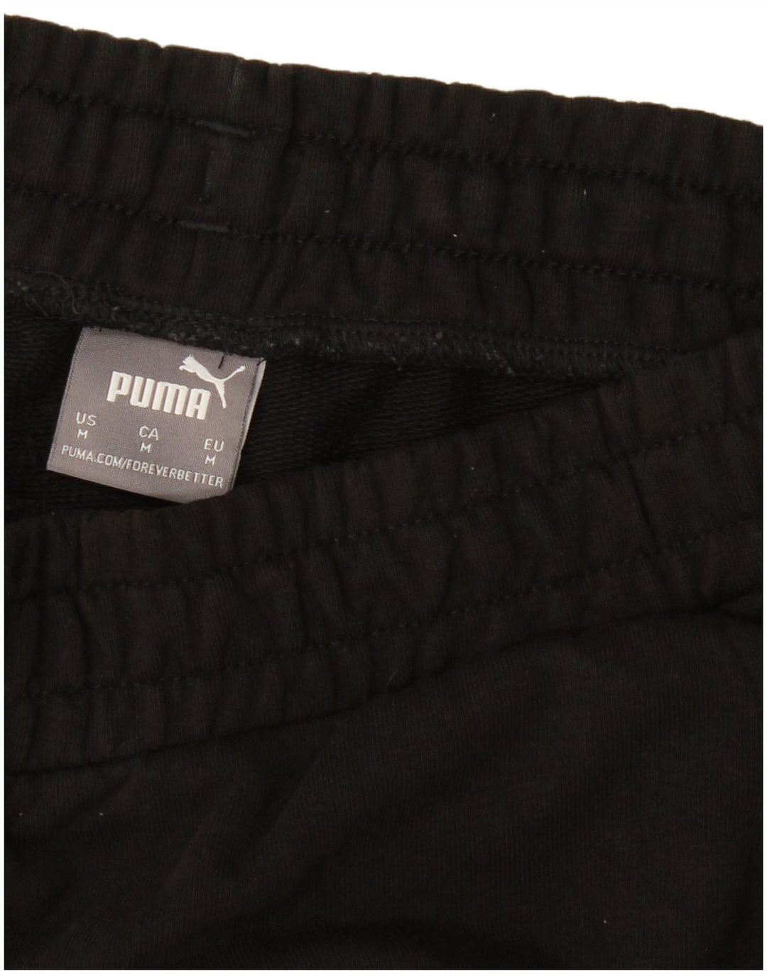 PUMA Mens Graphic Tracksuit Trousers Joggers Medium Black
