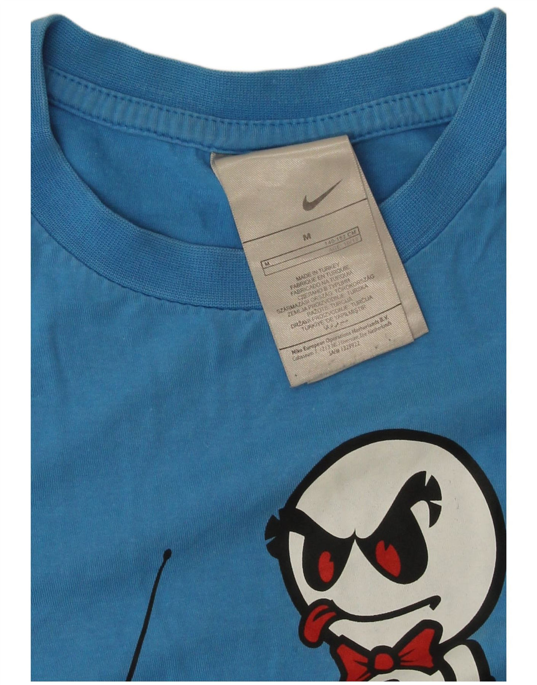 Nike Boys Graphic T-Shirt Top 10-11 Years Medium Blue Cotton