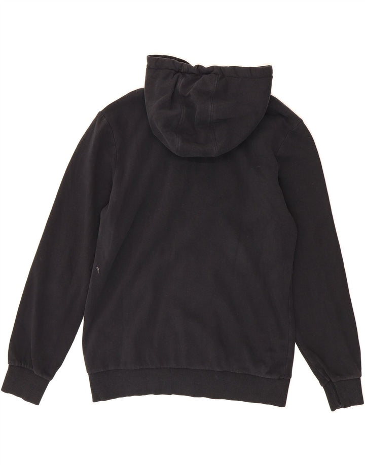 DIADORA Mens Zip Hoodie Sweater Medium Black Cotton Vintage Diadora and Second-Hand Diadora from Messina Hembry 