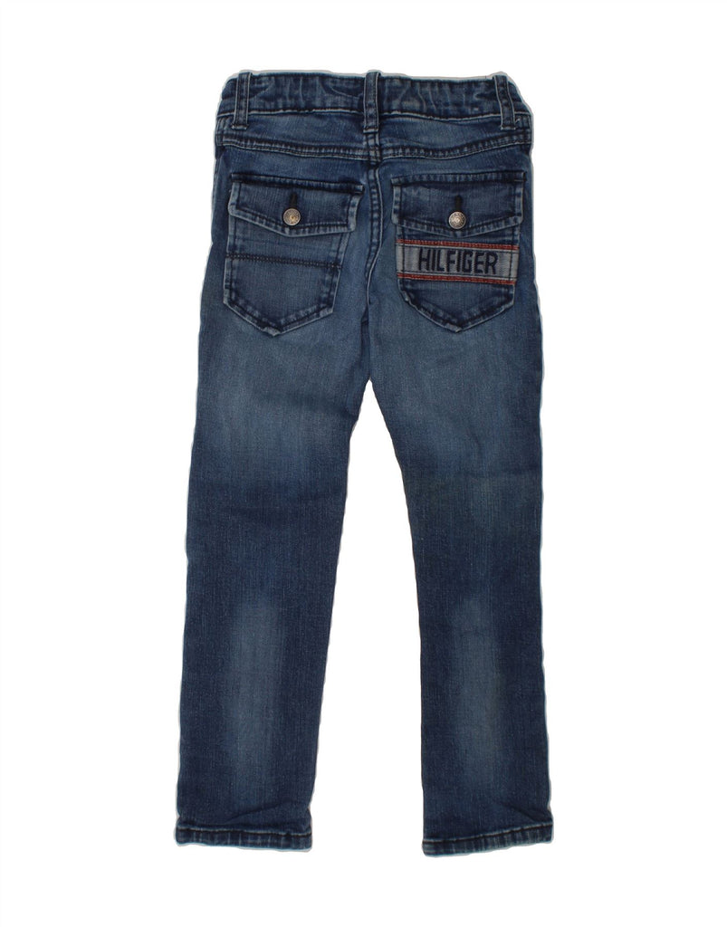TOMMY HILFIGER Boys Slim Jeans 4-5 Years W22 L20 Blue Cotton Vintage Tommy Hilfiger and Second-Hand Tommy Hilfiger from Messina Hembry 