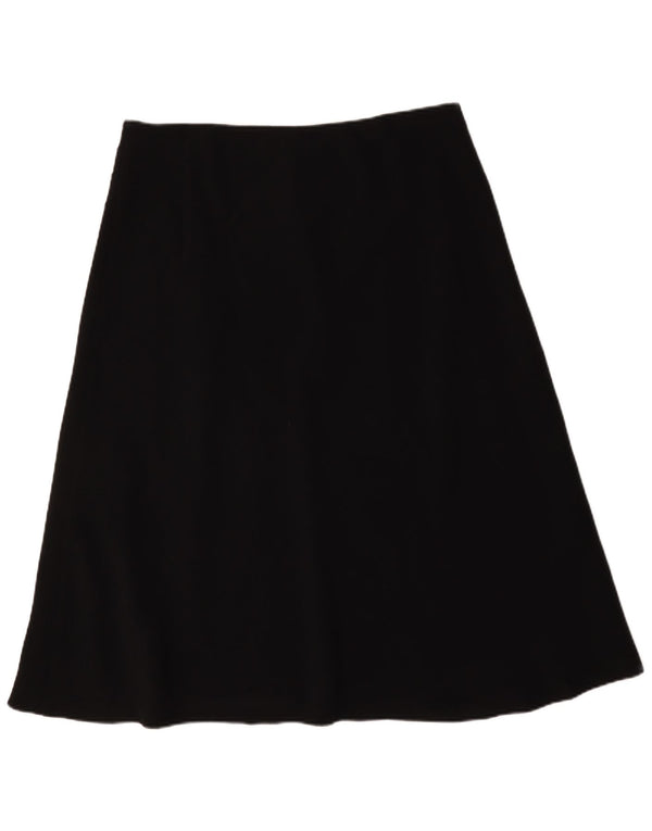 Marks & Spencer Womens A-Line Skirt UK 18 XL W36  Black Polyester