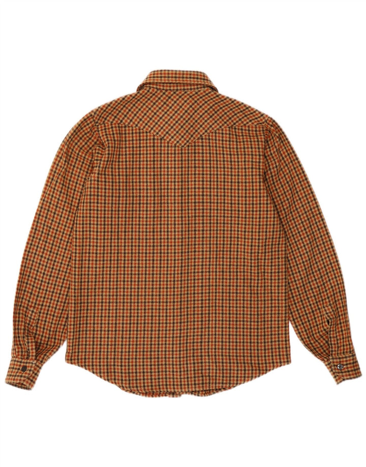 Wrangler Boys Flannel Shirt 13-14 Years Brown