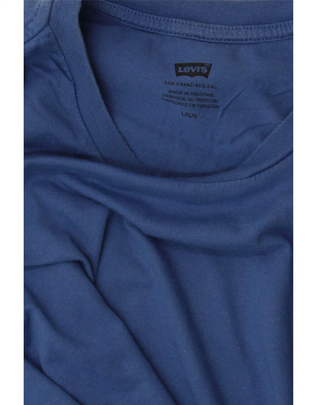Levi's Mens T-Shirt Top Large Blue