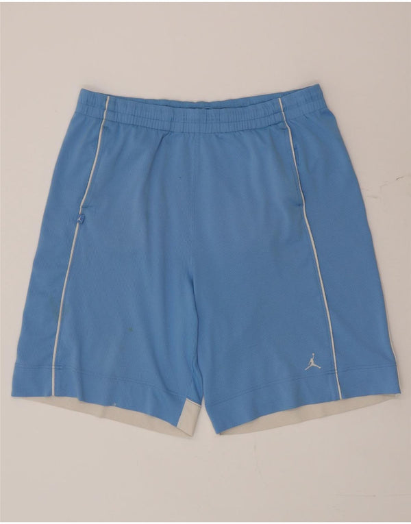 Jordan Mens Sport Shorts Large Blue Colourblock