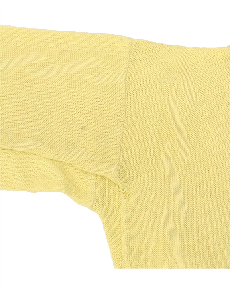 VINTAGE Womens Crew Neck Jumper Sweater UK 18 XL Yellow | Vintage Vintage | Thrift | Second-Hand Vintage | Used Clothing | Messina Hembry 