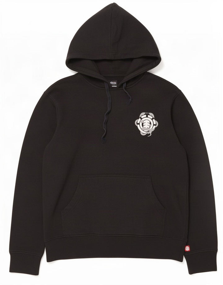 Element Mens Hoodie Jumper Large Black Polyester