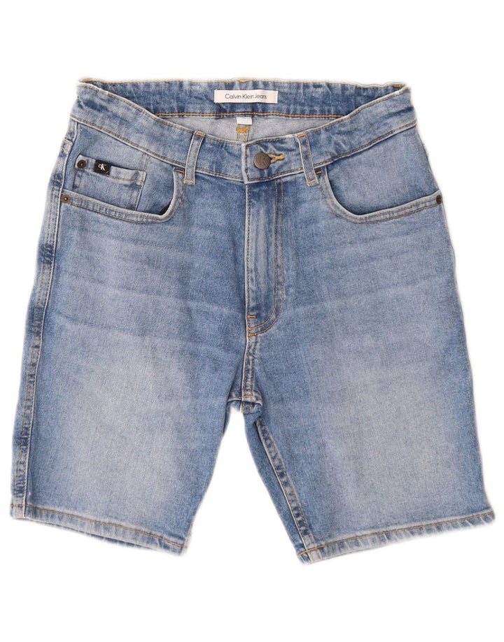 Calvin Klein Boys Denim Shorts 13-14 Years W26  Blue