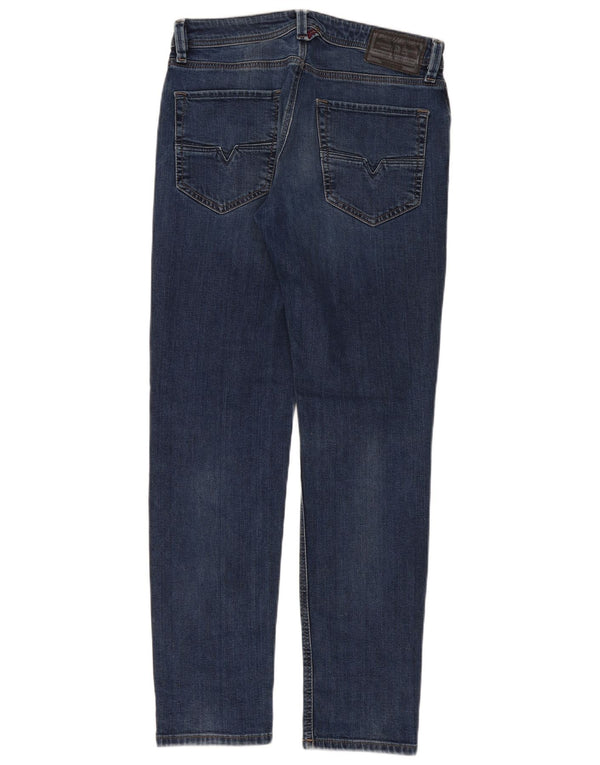 Diesel Mens Larkee-Beex Regular Tapered Jeans W30 L32 Blue Cotton