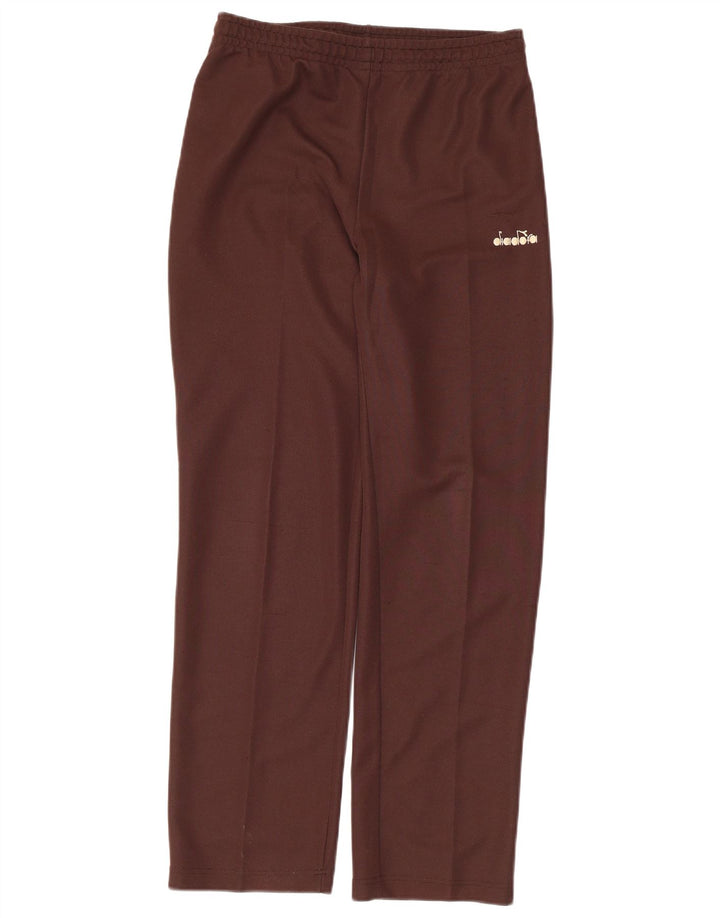 Diadora Mens Tracksuit Trousers Medium Brown Polyester