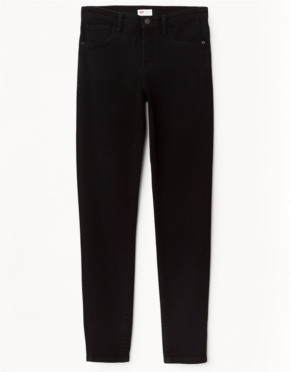 Levi's Girls Slim Jeans 14-15 Years W26 L28 Black Cotton
