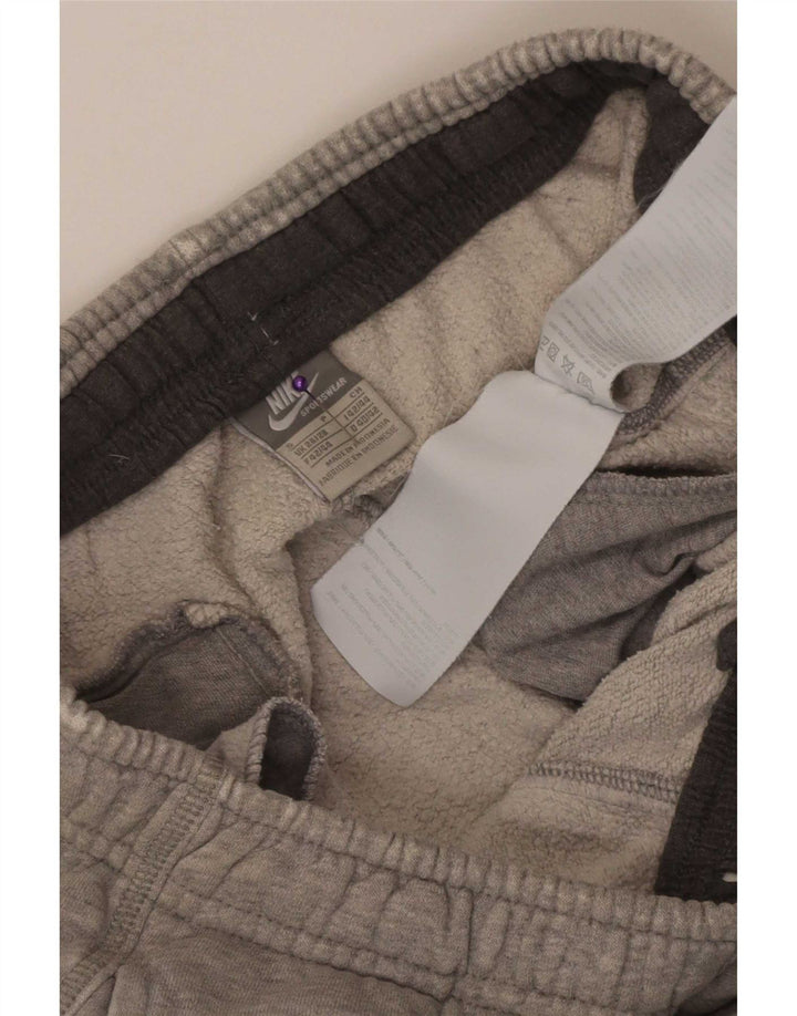 Nike Mens Tracksuit Trousers Joggers Small Grey Cotton