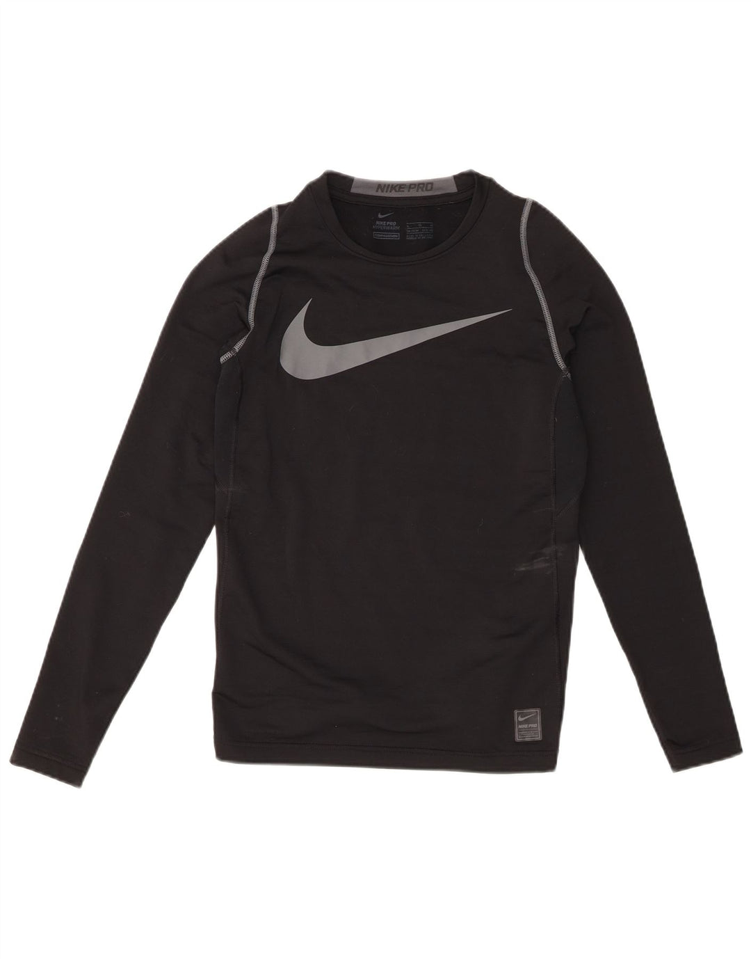 Nike Boys Graphic Top Long Sleeve 13-14 Years XL  Black