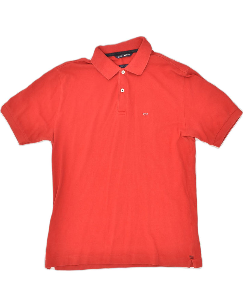 GAS Mens Polo Shirt Large Red Cotton | Vintage Gas | Thrift | Second-Hand Gas | Used Clothing | Messina Hembry 