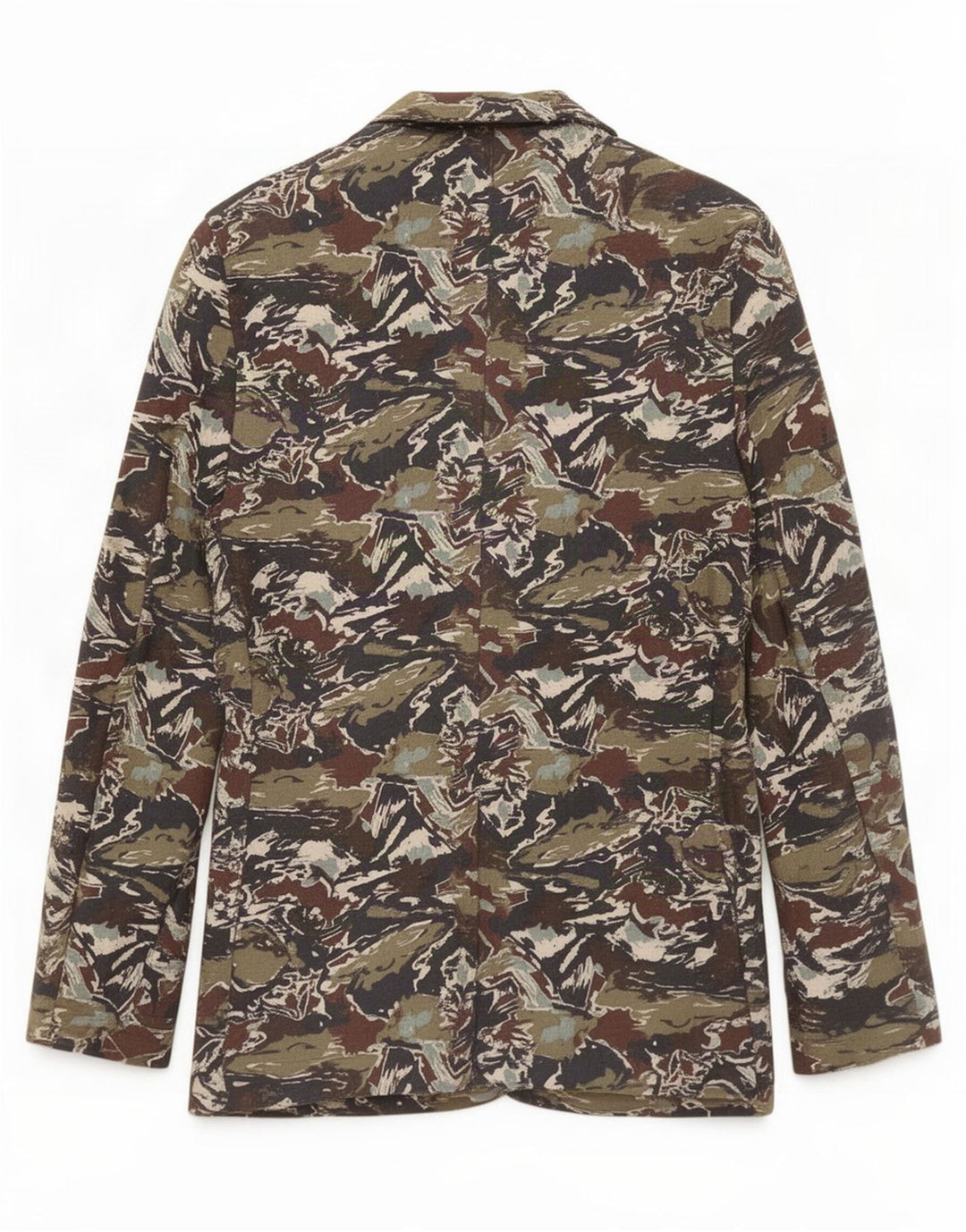 Zara Mens Abstract Pattern Blazer Jacket UK 36 Small Multicoloured