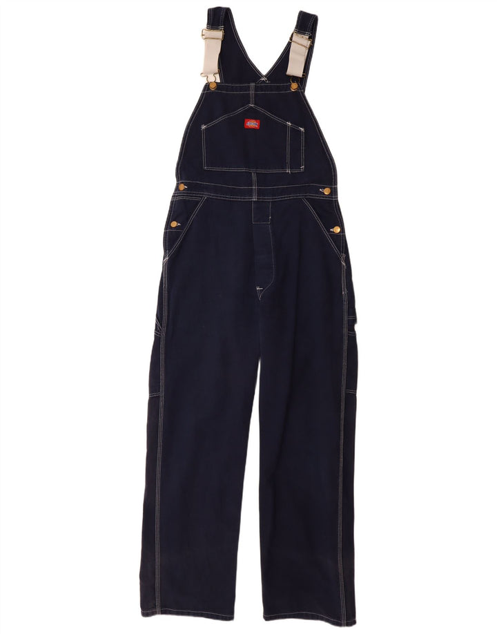Dickies Mens Dungarees Cargo Trousers Size 30 W30 L32 Navy Blue