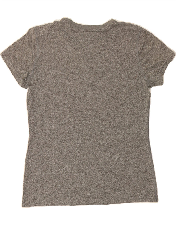 NIKE Womens Spartans Graphic T-Shirt Top UK 12 Medium Grey Flecked Vintage Nike and Second-Hand Nike from Messina Hembry 