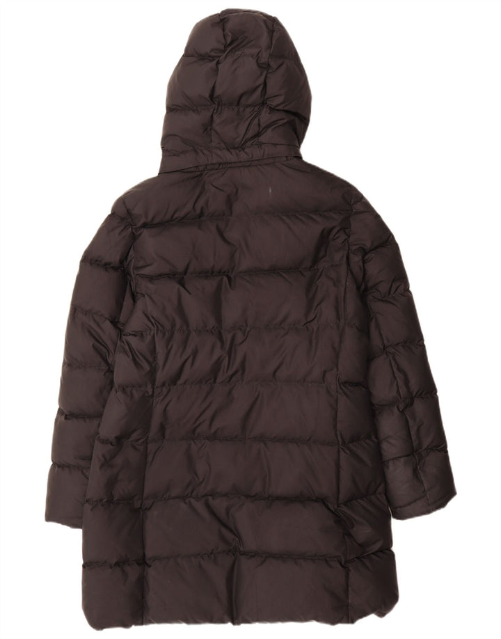 Tommy Hilfiger Womens Hooded Padded Coat UK 18 XL Black Polyester