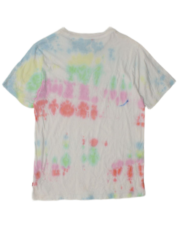 Levi's Mens Standard Graphic T-Shirt Top Small Multicoloured Tie Dye Cotton