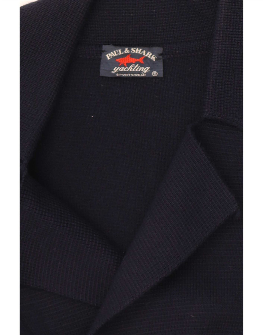Paul & Shark Mens Double Breasted Cardigan Sweater Medium Navy Blue Wool