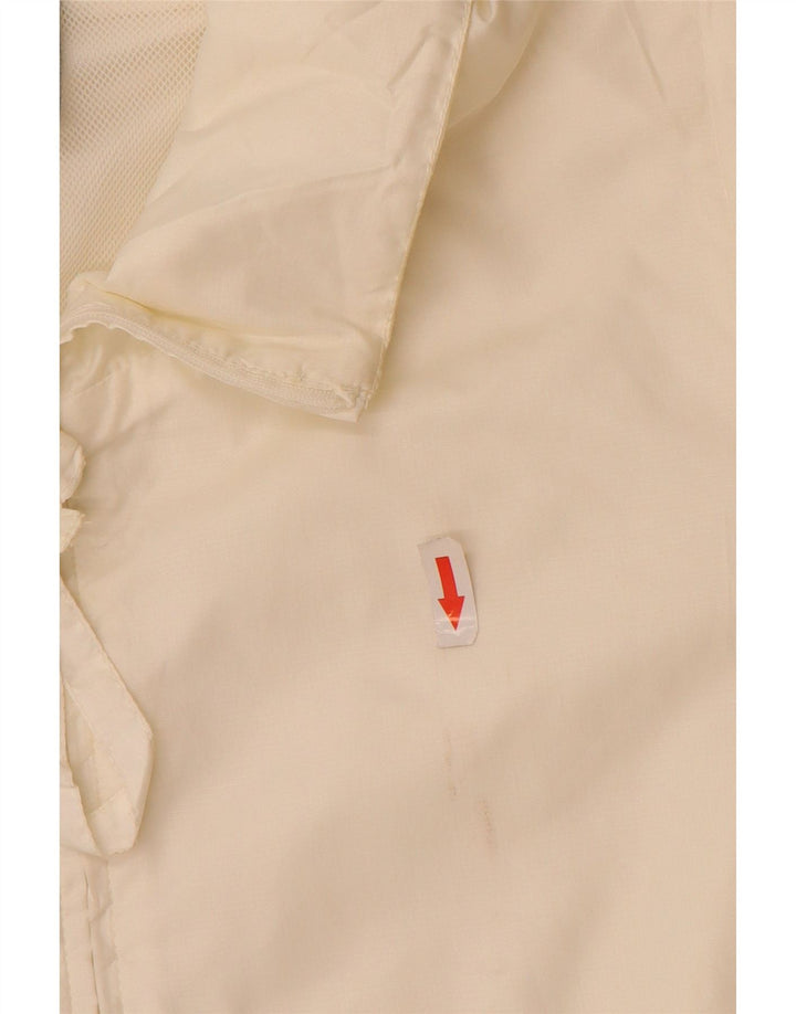 Nike Womens Tracksuit Top Jacket UK 14/16 Large White Polyester