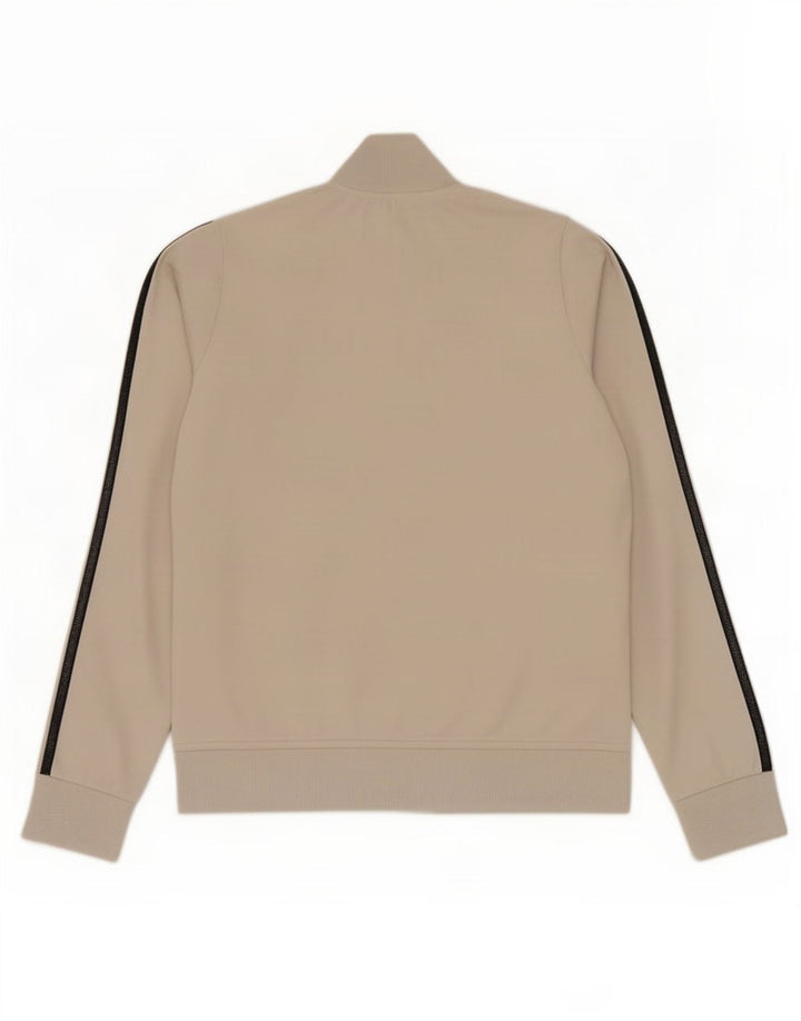 Kappa Womens Tracksuit Top Jacket UK 10 Small Beige Polyester