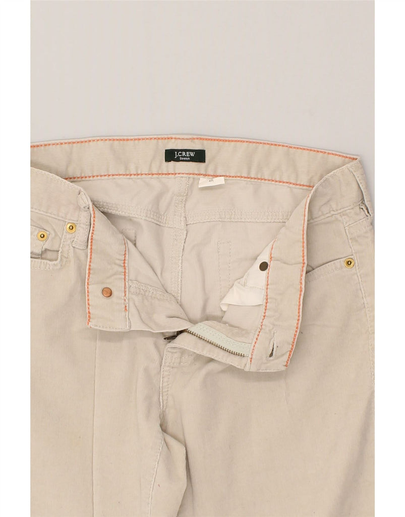 J. CREW Womens Flare Corduroy Trousers UK 4 XS W30 L32 Beige Cotton | Vintage J. Crew | Thrift | Second-Hand J. Crew | Used Clothing | Messina Hembry 