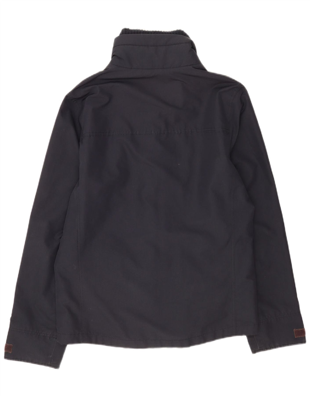 Hollister Mens Rain Jacket UK 40 Large Navy Blue Polyester