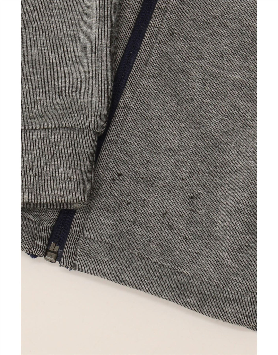 PUMA Boys Graphic Zip Hoodie Sweater 9-10 Years Grey Colourblock Polyester