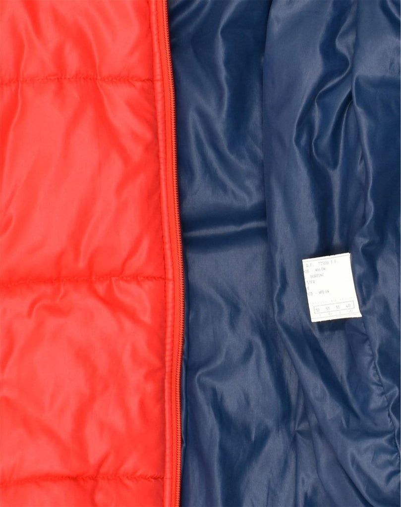 BRUGI Mens Padded Jacket UK 40 Large Red Polyester | Vintage Brugi | Thrift | Second-Hand Brugi | Used Clothing | Messina Hembry 