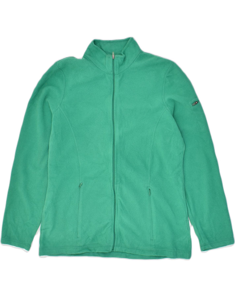 L.L.BEAN Womens Fleece Jacket UK 14 Medium Green Polyester | Vintage L.L.Bean | Thrift | Second-Hand L.L.Bean | Used Clothing | Messina Hembry 