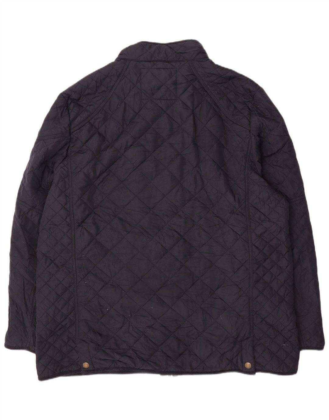 Joules Mens Quilted Jacket UK 44 2XL Navy Blue Polyester