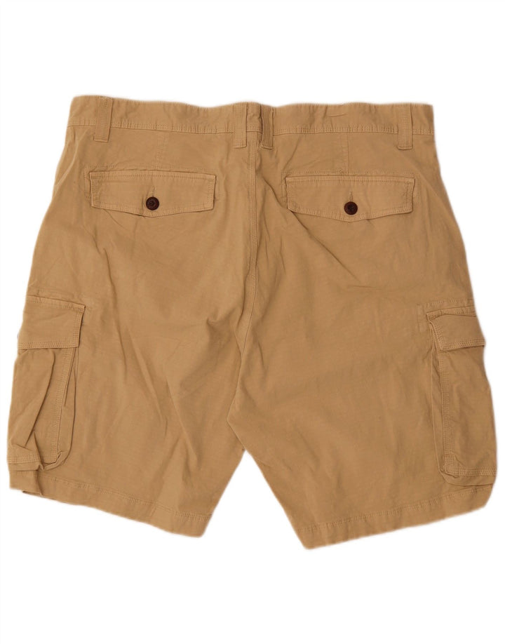 John Lewis Mens Cargo Shorts W40 XL Beige Cotton