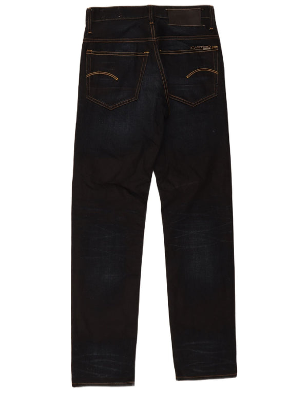 G-Star Mens 3301 Straight Jeans W28 L32 Black