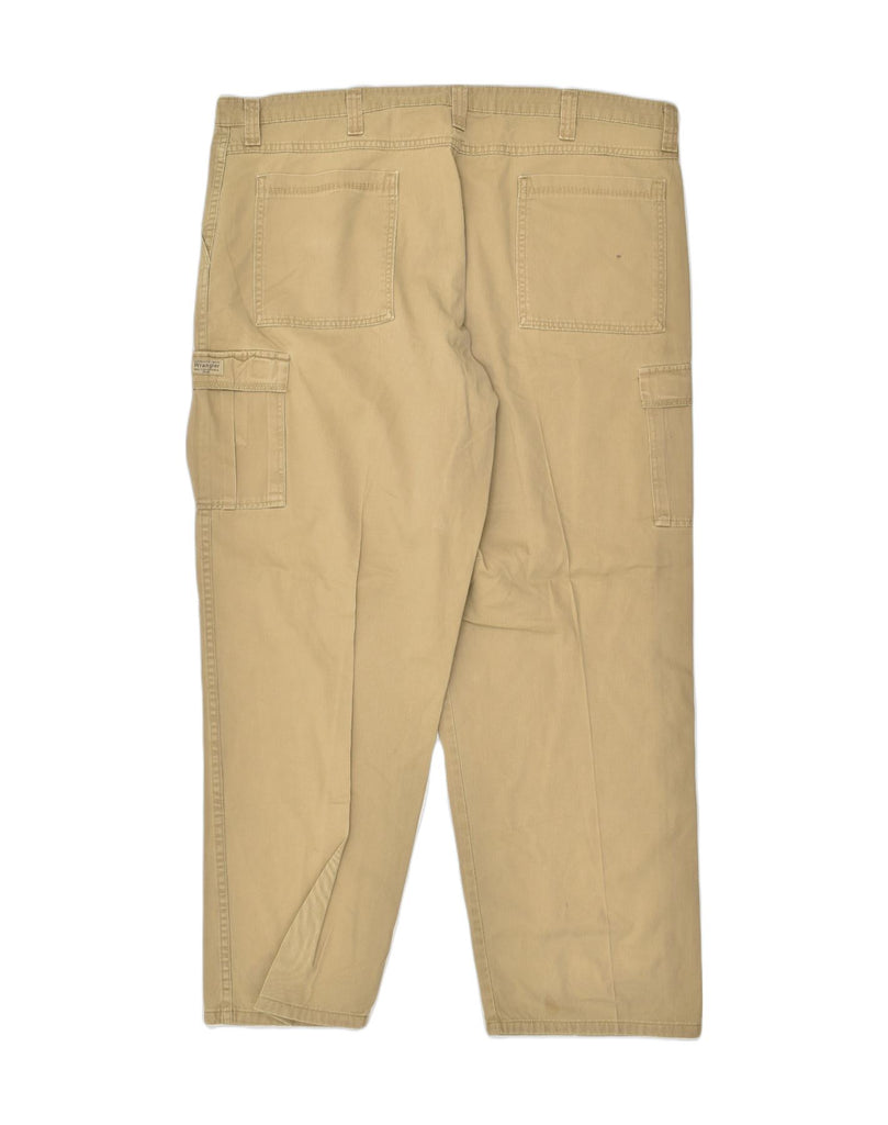 WRANGLER Mens Slim Cargo Trousers W44 L32  Beige Cotton | Vintage Wrangler | Thrift | Second-Hand Wrangler | Used Clothing | Messina Hembry 