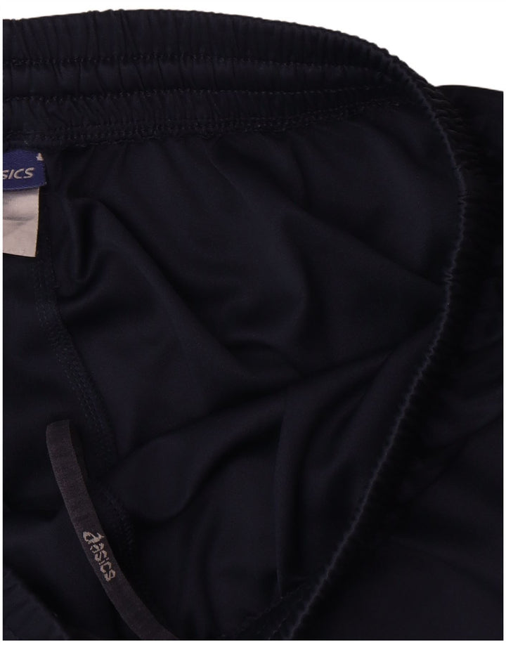 Asics Mens HELLAS VERONA Graphic Sport Shorts Medium Navy Blue Polyester
