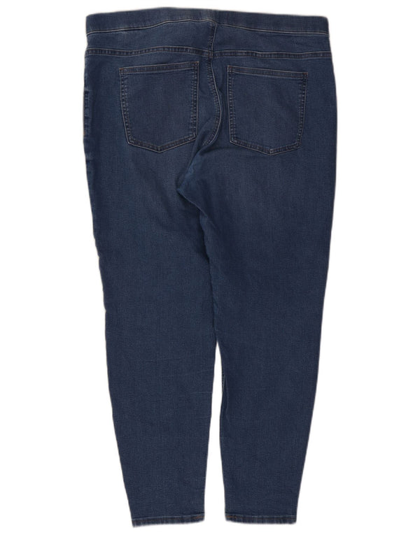 Marks & Spencer Womens Jegging Jeans UK 18 XL W36 L25 Blue Cotton