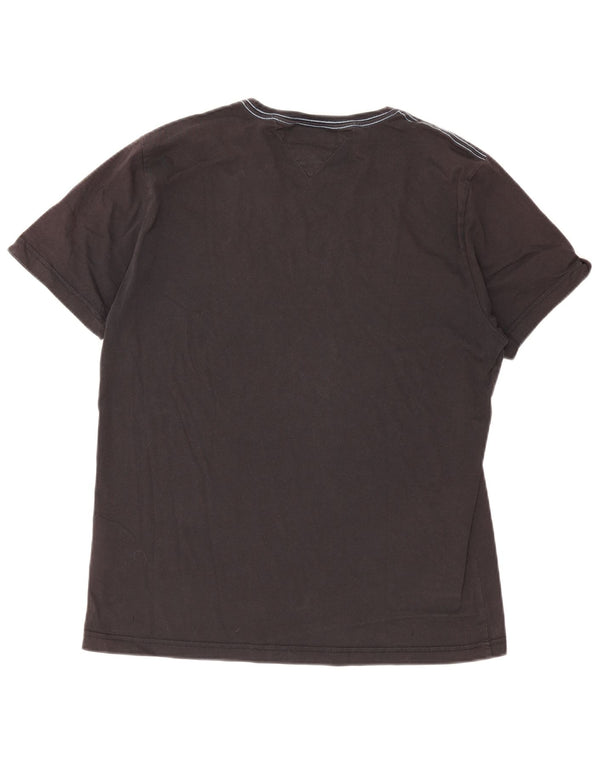 Tommy Hilfiger Mens Graphic T-Shirt Top XL Black Cotton