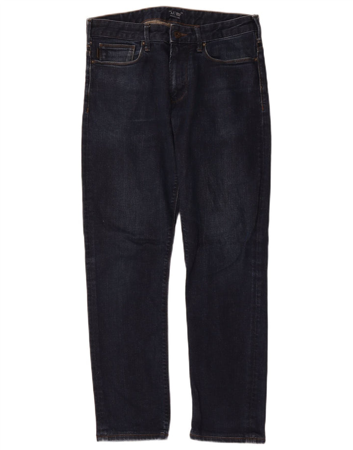 Armani Mens Slim Jeans W30 L28 Navy Blue Cotton