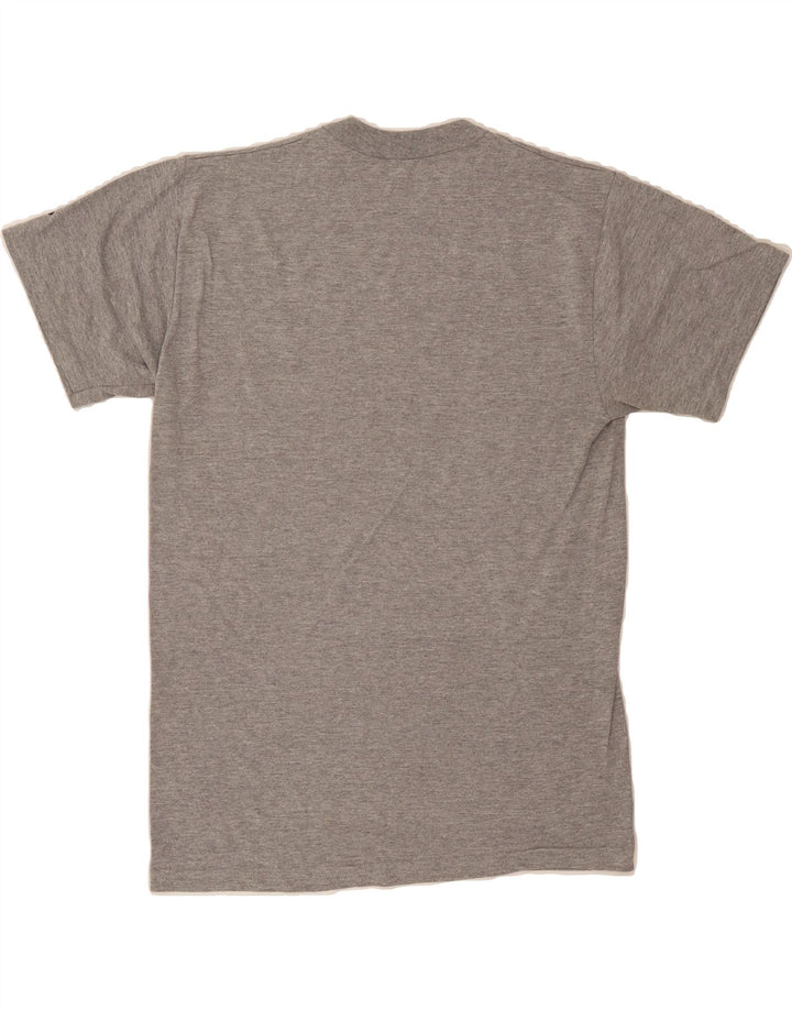 RUSSELL ATHLETIC Mens Virginia Tech Graphic T-Shirt Top Small Grey Vintage Russell Athletic and Second-Hand Russell Athletic from Messina Hembry 