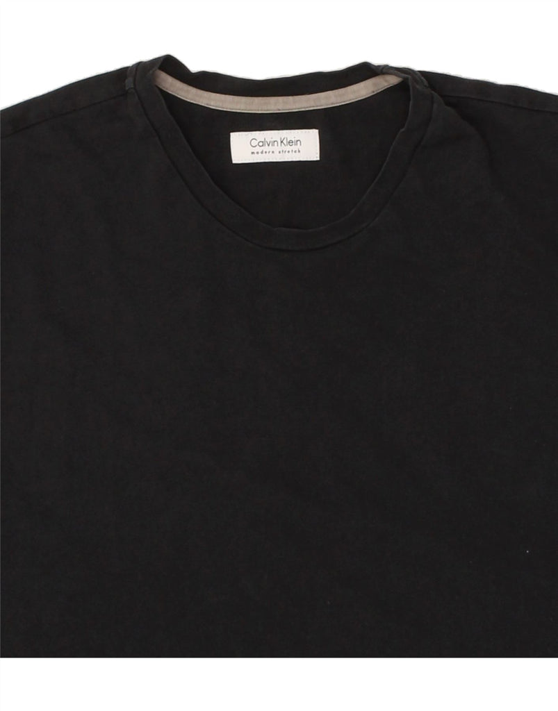 CALVIN KLEIN Mens T-Shirt Top Medium Black Cotton Vintage Calvin Klein and Second-Hand Calvin Klein from Messina Hembry 