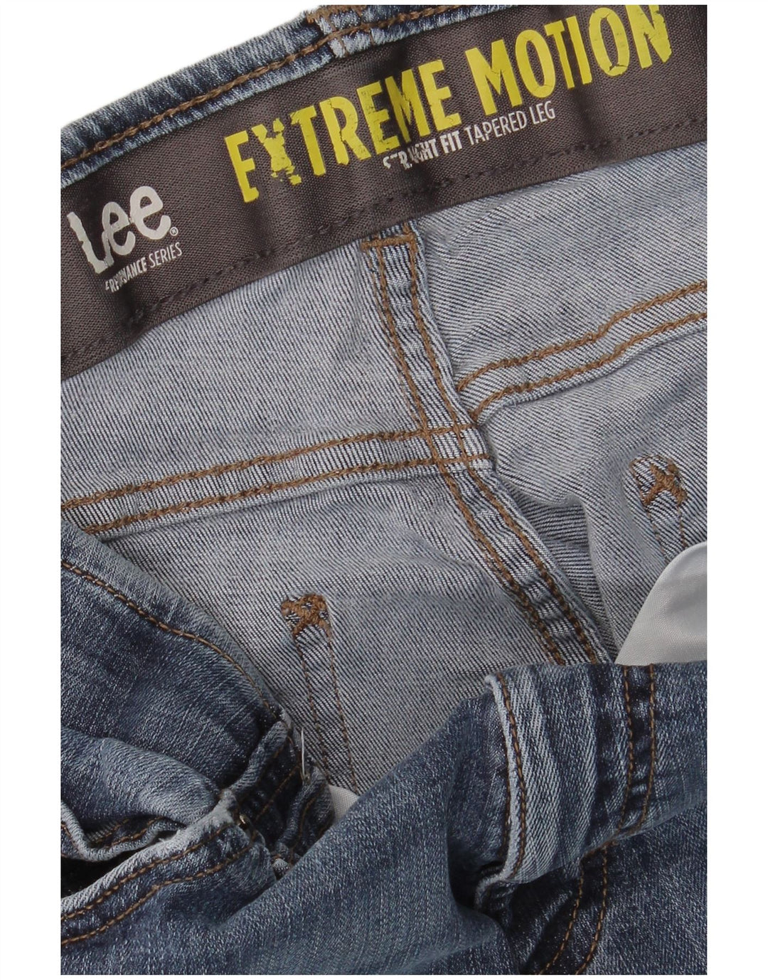LEE Mens Extreme Motion Straight Tapered Jeans W33 L30 Blue