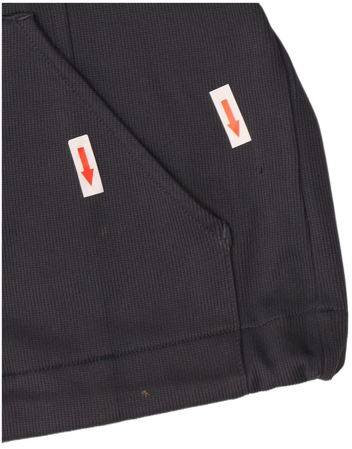 Fila Womens Zip Hoodie Sweater IT 40/42 Small Navy Blue Polyester
