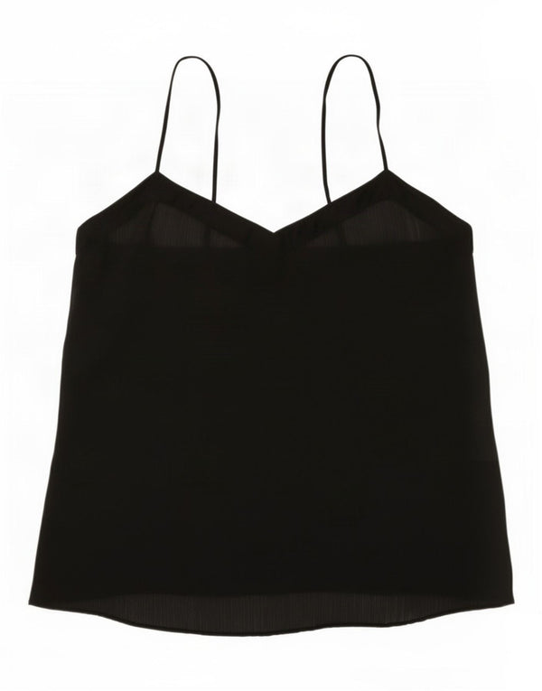Benetton Womens Cami Top UK 12 Medium Black