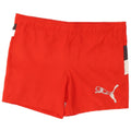 Puma Mens Graphic Swimming Shorts Medium  Red Colourblock Polyester